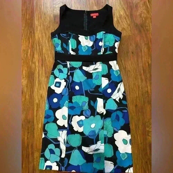 Signature By Sangria Floral Print Sleeveless Women’s Size 8 Dress Spring Hippie - Picture 4 of 11